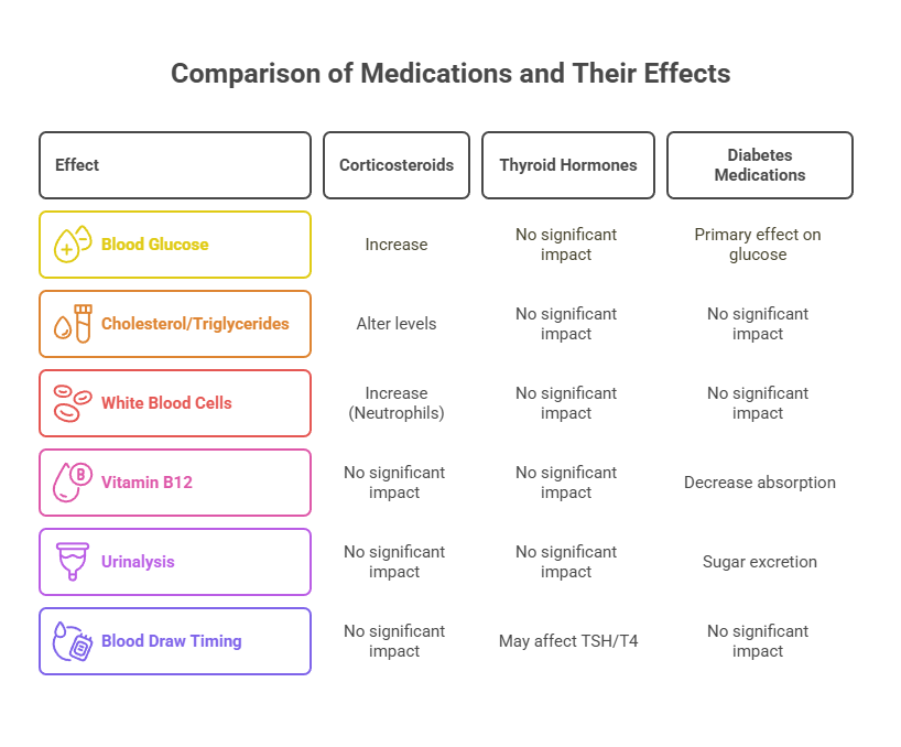 Comparison of Medications and Their Effects