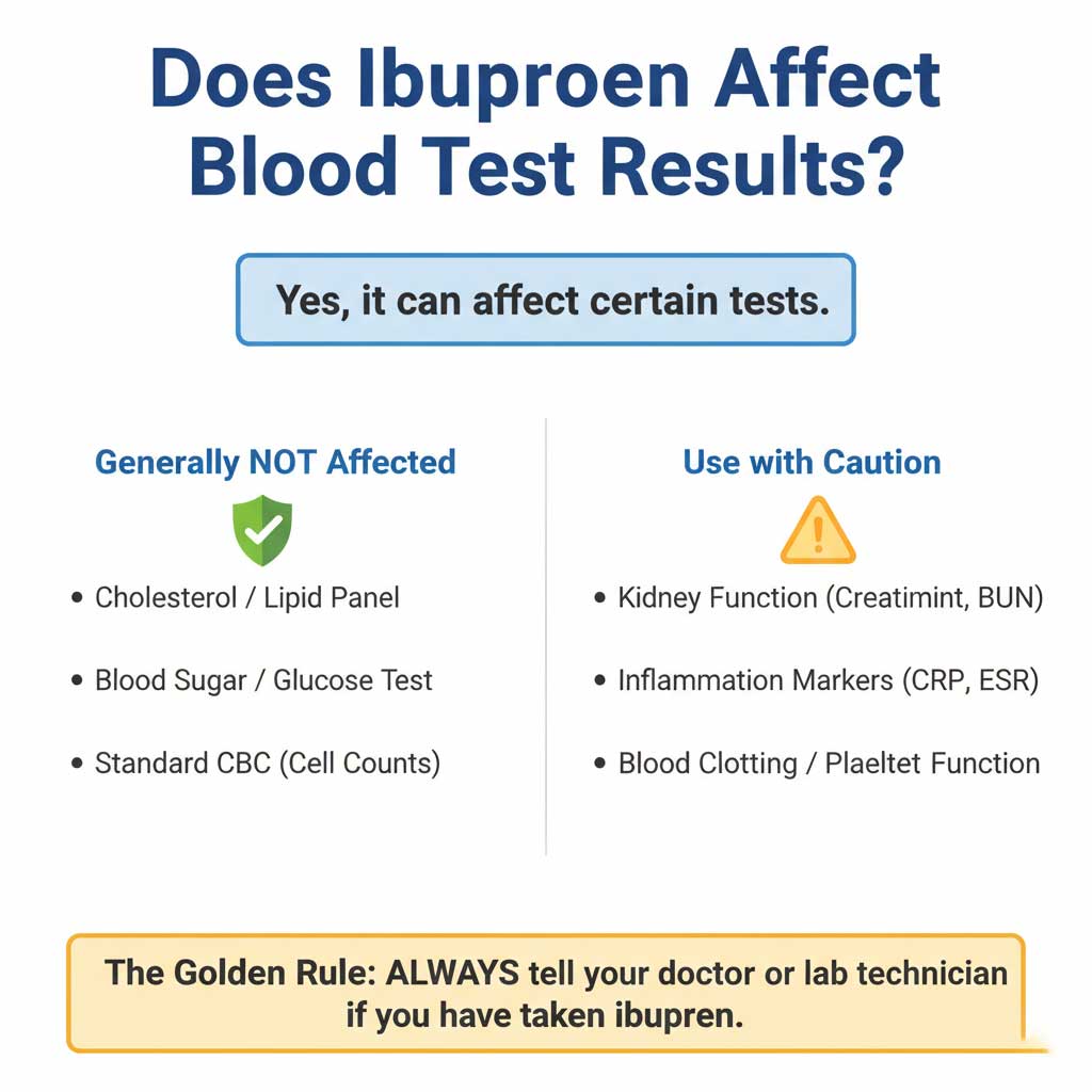 Ibuprofen & Your Blood Test: The Quick Answer