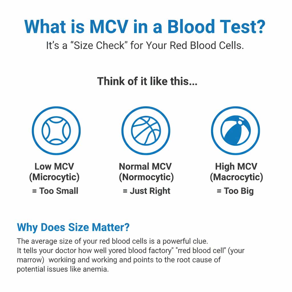 What is MCV? Your Red Blood Cell Size Check.