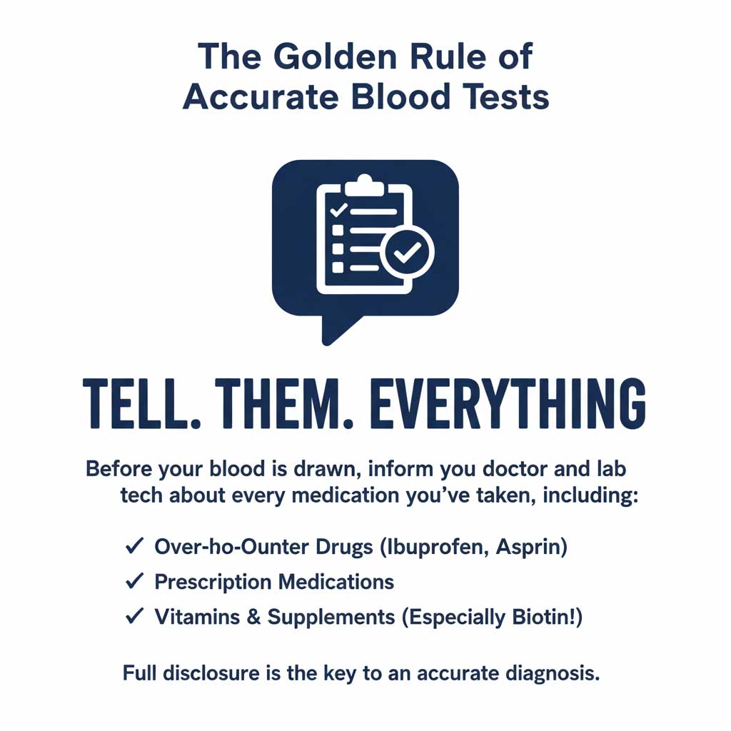 The Golden Rule of Blood Testing