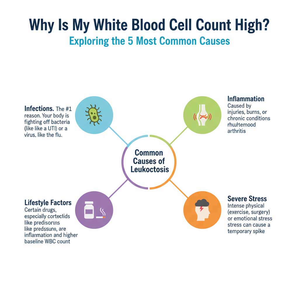 Top 5 Causes of a High White Blood Cell Count