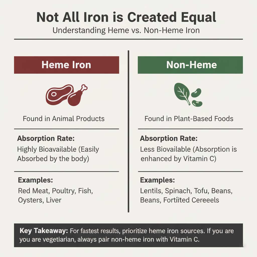 Heme vs. Non-Heme Iron: Understanding Your Sources