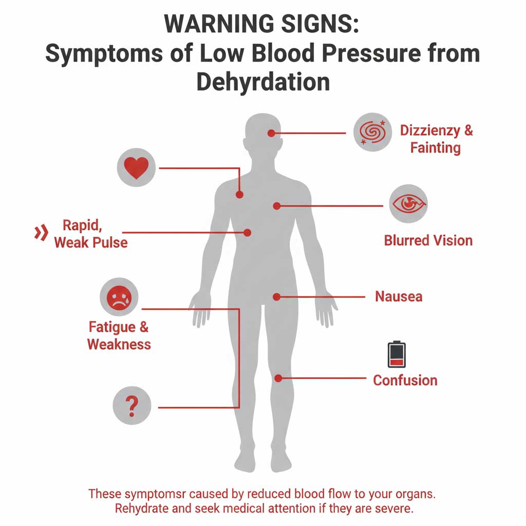 Red Flags: Symptoms of Dehydration-Related Low Blood Pressure