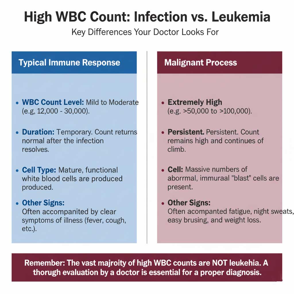 Leukocytosis: Infection vs. Leukemia - Understanding the Key Differences