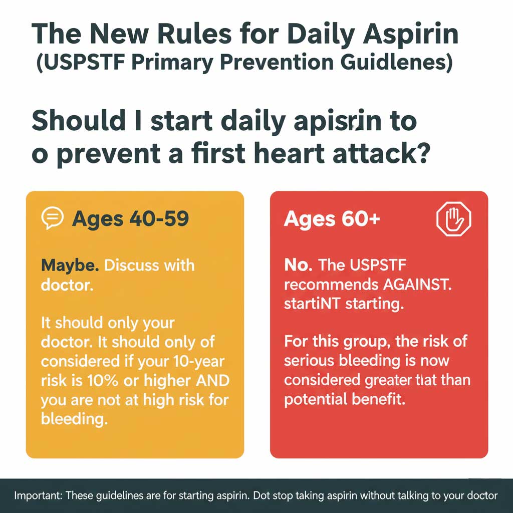 The New Rules for Daily Aspirin (USPSTF Guidelines)