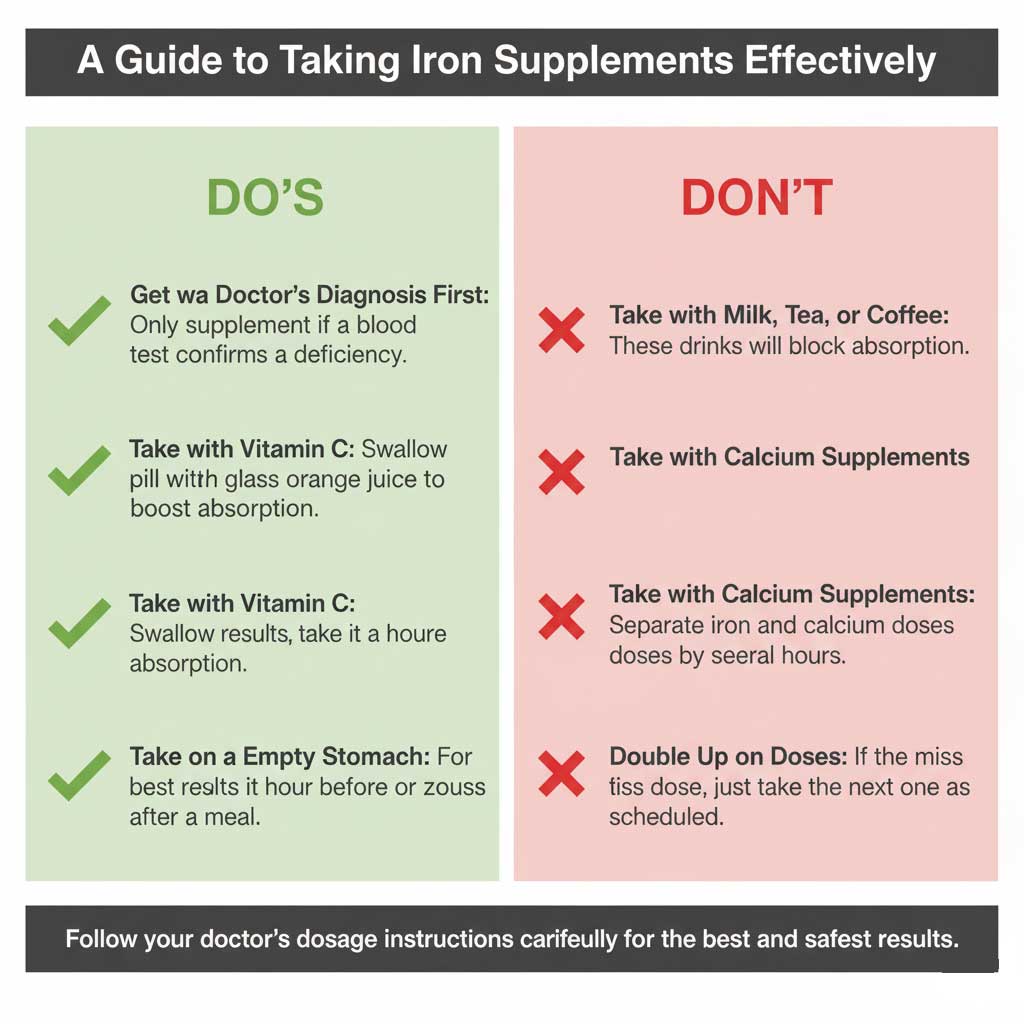 A Guide to Taking Iron Supplements Effectively