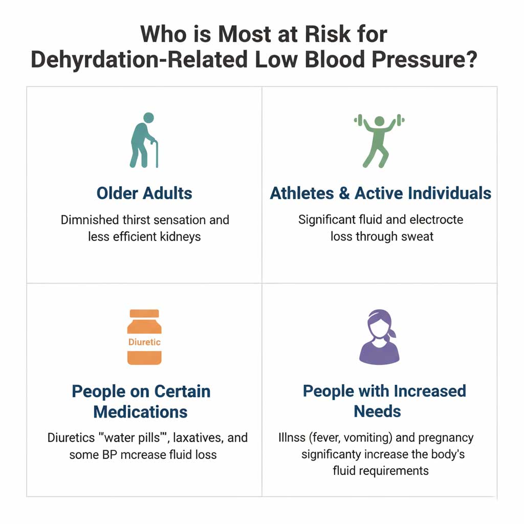 High-Risk Groups for Dehydration-Related Hypotension