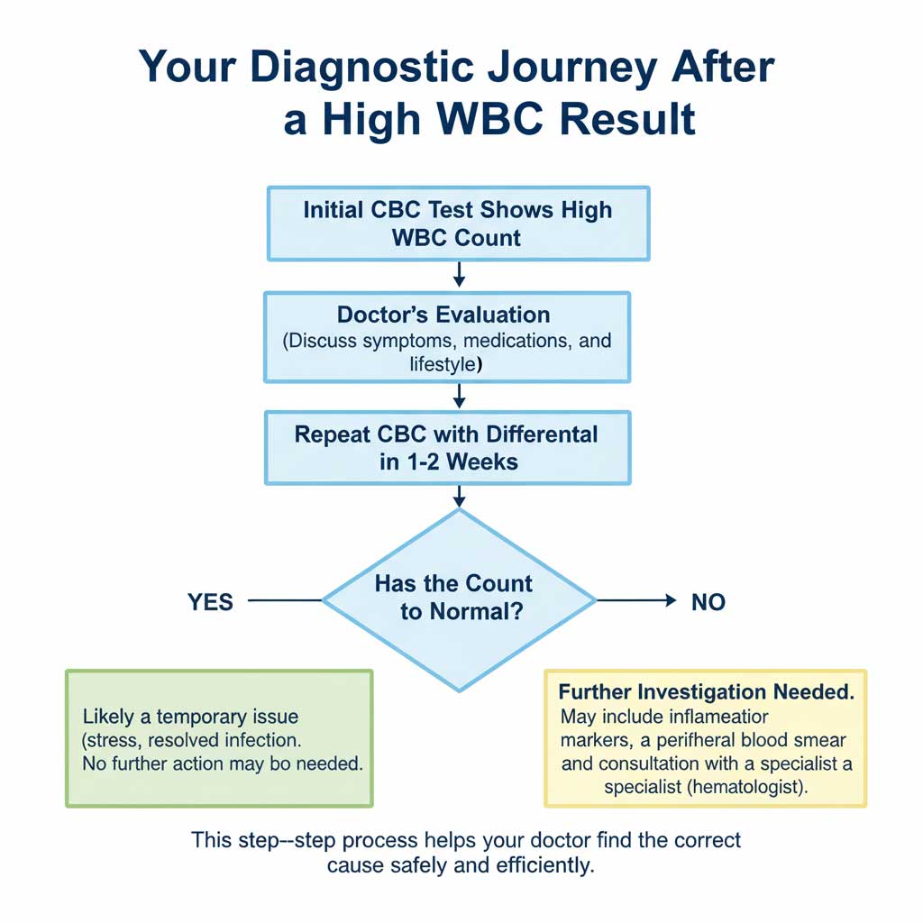 Your Diagnostic Journey: What to Expect After a High WBC Result