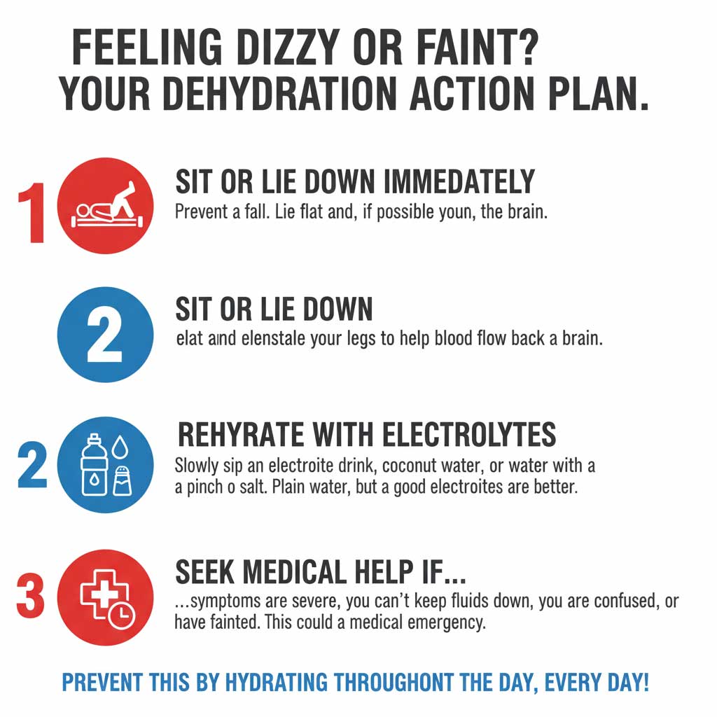 Your Action Plan for Dehydration-Related Dizziness